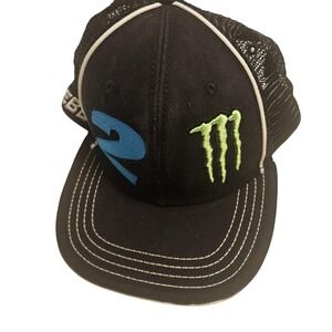 Webb Supercross Hat Cap Snap Back Black Mesh Monster Energy Mens Motocross 2010s